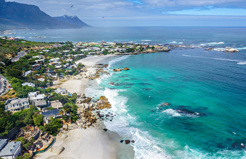 Enjoy panoramic views from Table Mountain, weather permitting.